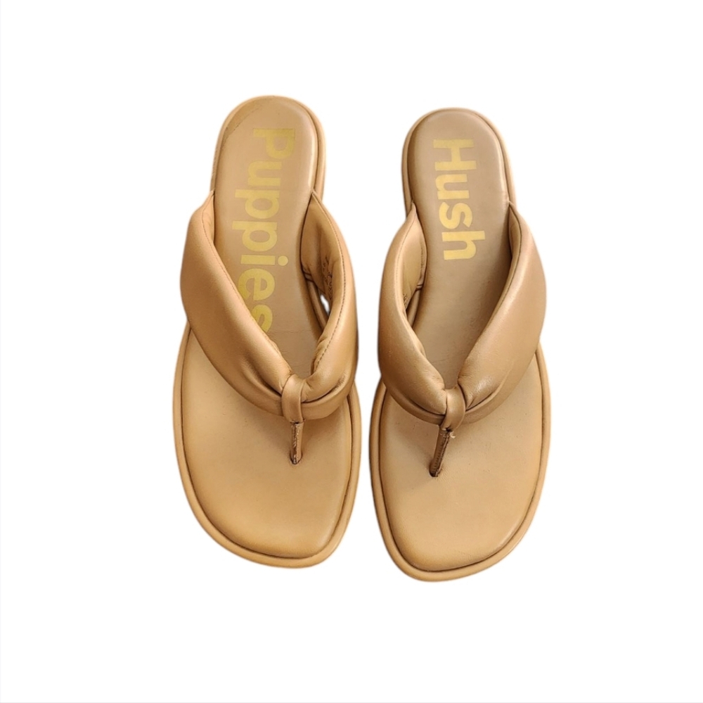 Hush Puppies Tan Slides